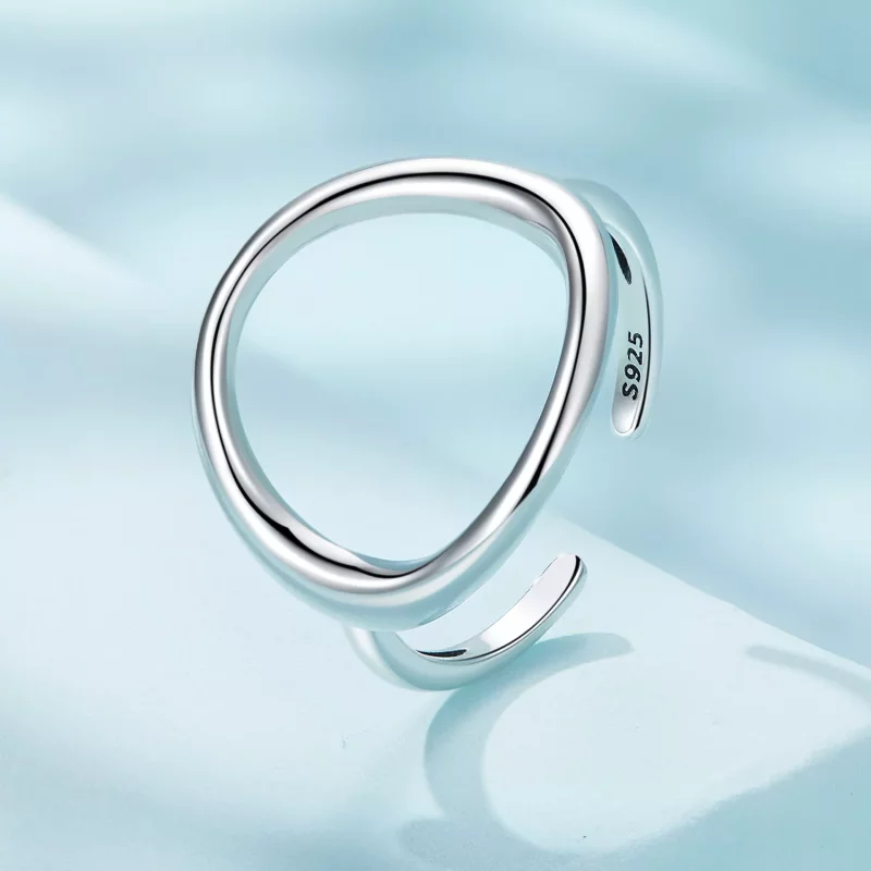 (imagen para) Anillo abierto de estilo Pandora Simple Samsara - SCR919 - Ver 2