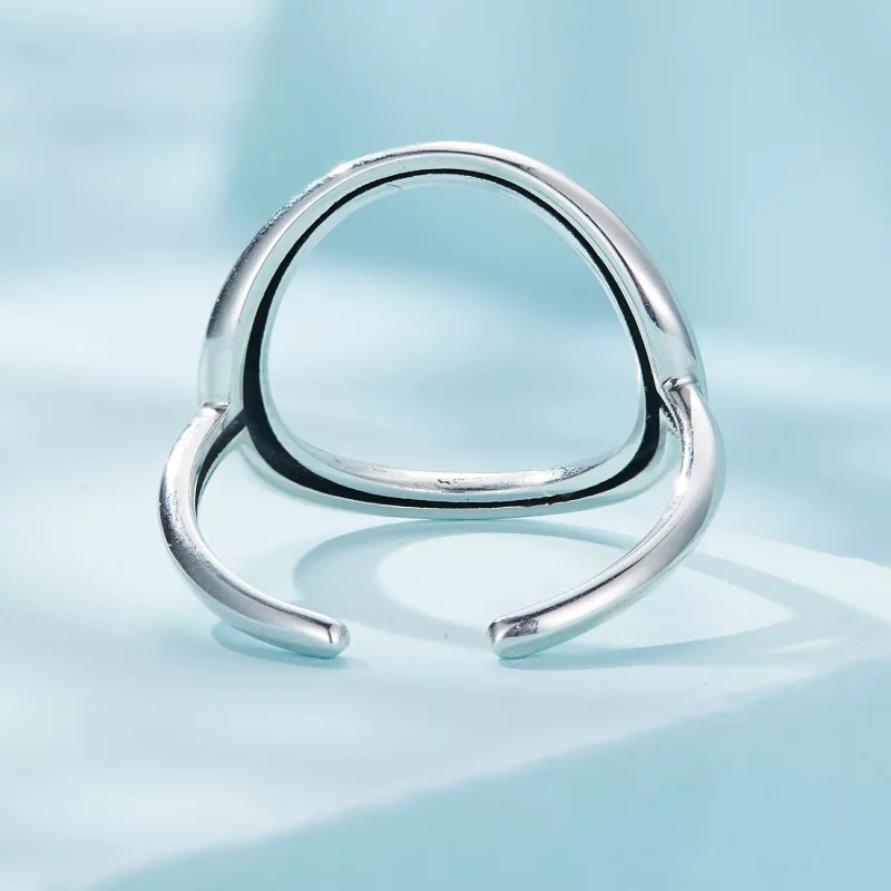 (imagen para) Anillo abierto de estilo Pandora Simple Samsara - SCR919 - Ver 4