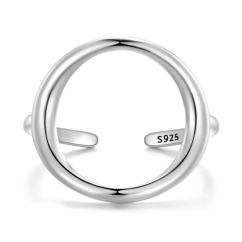 (imagen para) Anillo abierto de estilo Pandora Simple Samsara - SCR919 - Ver 8