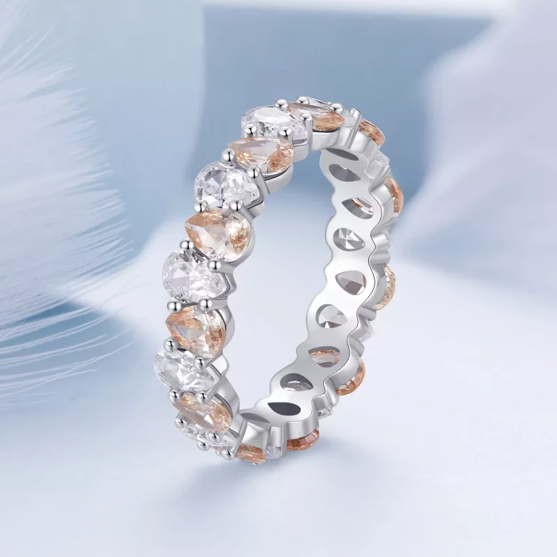 (imagen para) Anillo Brillante Estilo Pandora - BSR477 - Ver 2