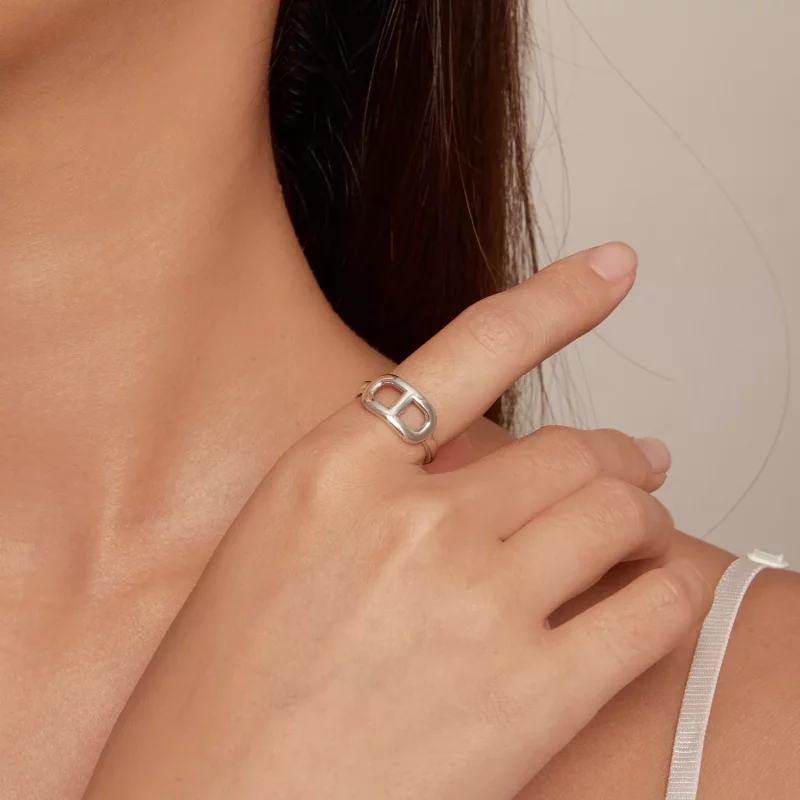 (imagen para) Anillo básico estilo Pandora - SCR965-E - Ver 4