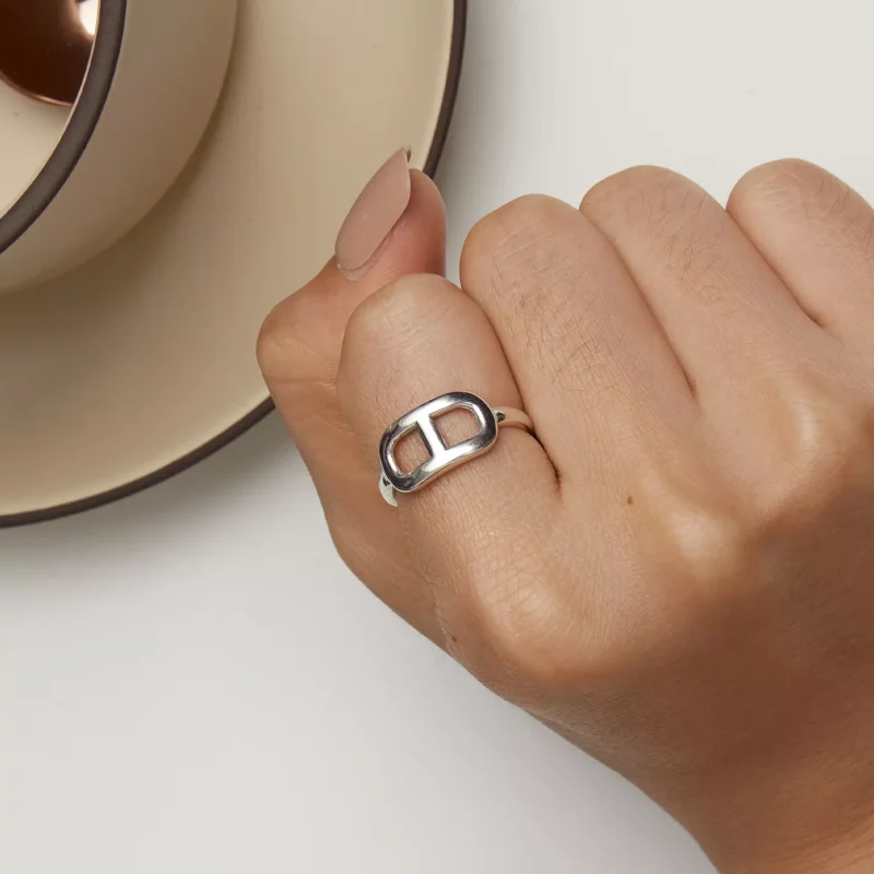 (imagen para) Anillo básico estilo Pandora - SCR965-E - Ver 6