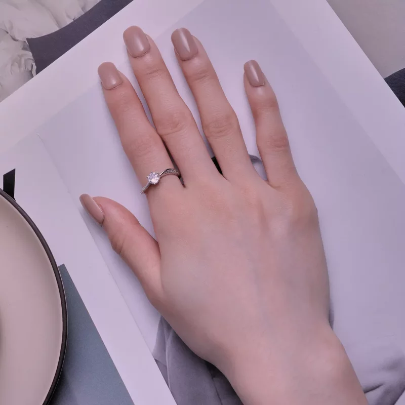 (imagen para) Anillo de corbata simple estilo Pandora - BSR420 - Ver 4