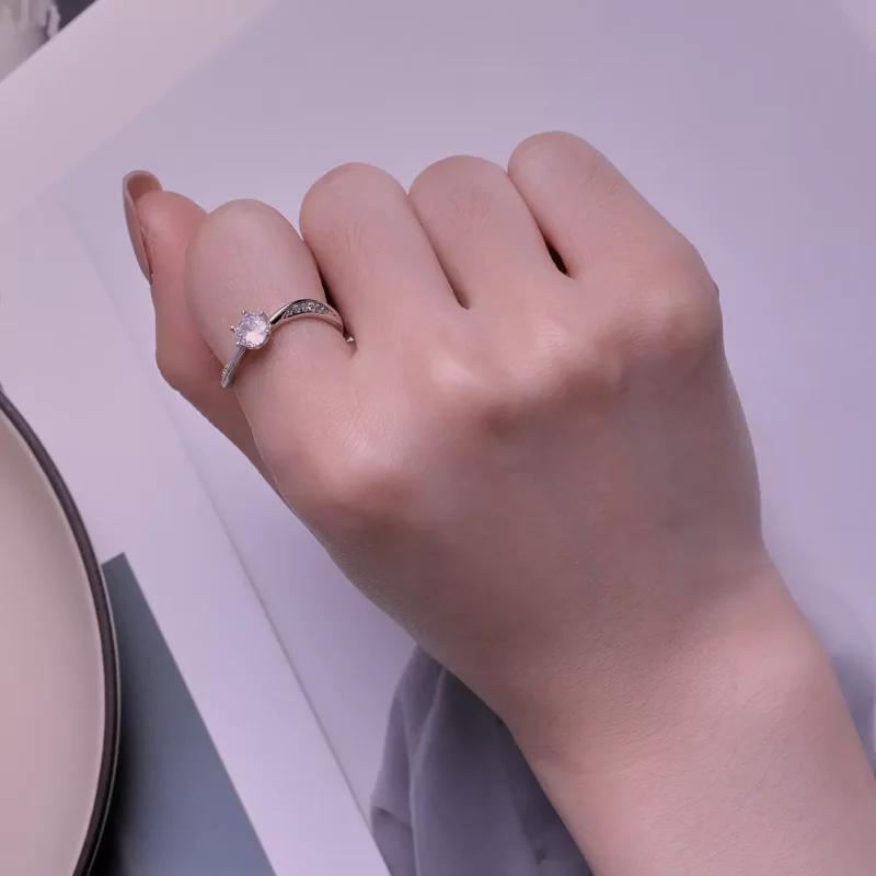(imagen para) Anillo de corbata simple estilo Pandora - BSR420 - Ver 6
