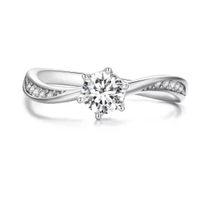 (imagen para) Anillo de corbata simple estilo Pandora - BSR420