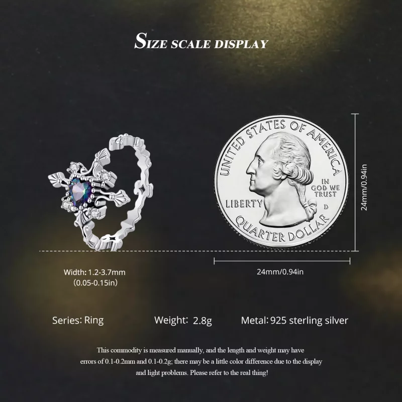 (imagen para) Anillo de Cruz estilo Pandora para Halloween - BSR482-E - Ver 6
