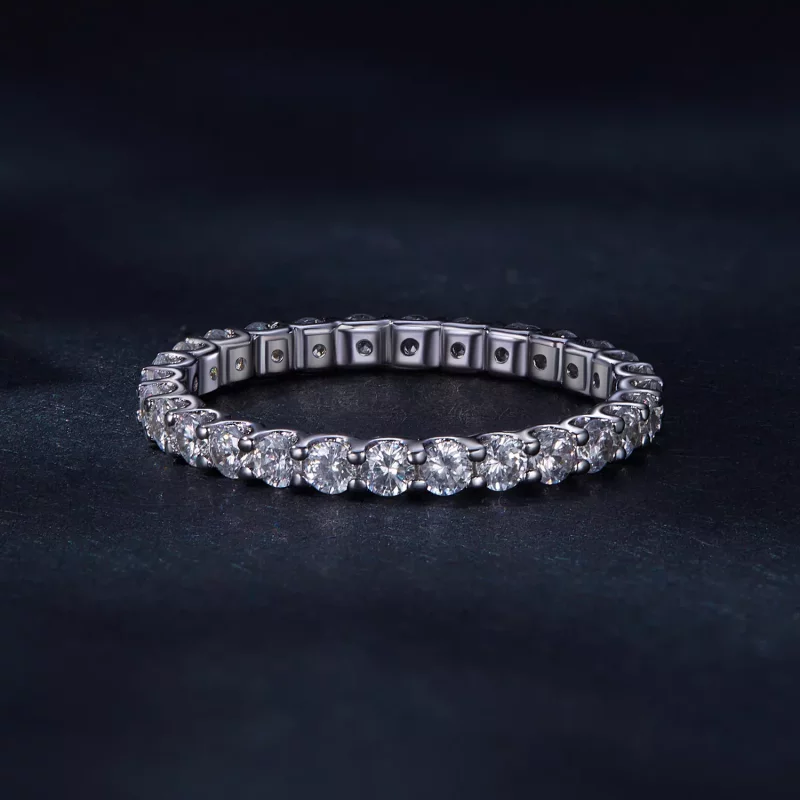 (imagen para) Anillo de estilo Pandora con Moissanita - MSR034 - Ver 3