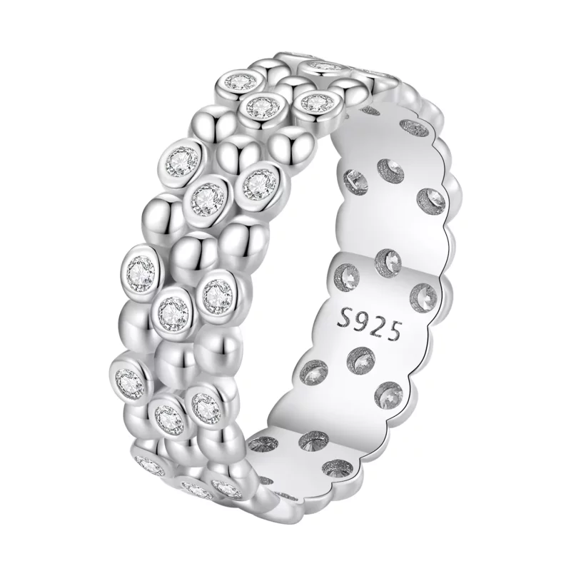 (imagen para) Anillo de frijol Pandora Style para varios jugadores - BSR407