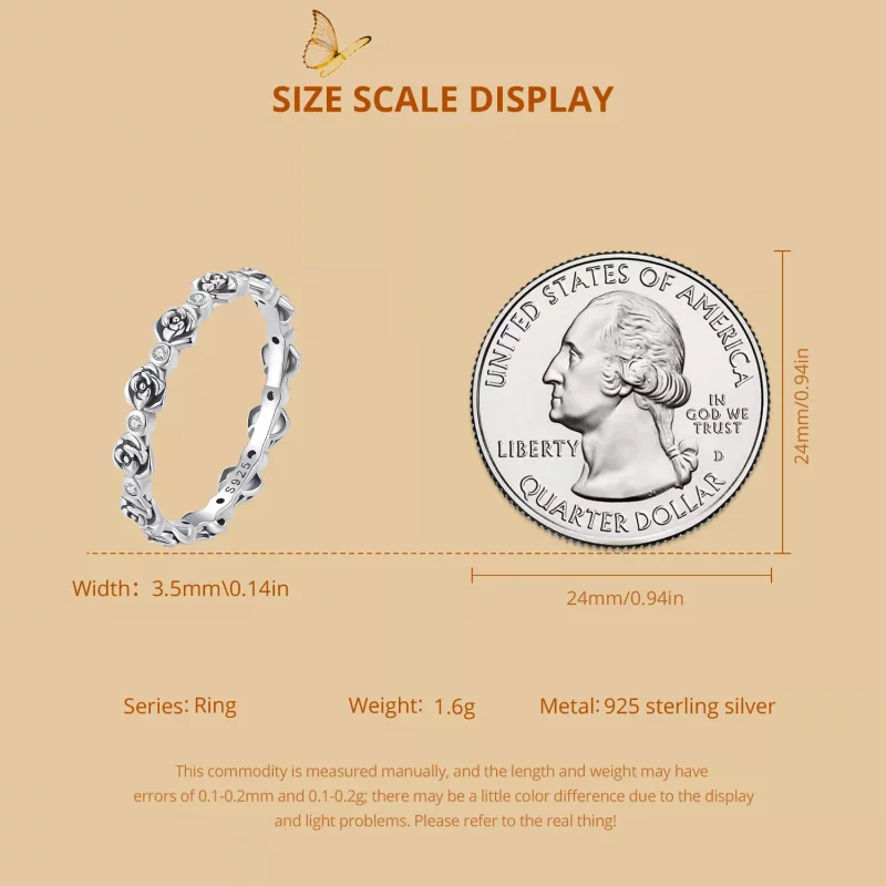 (imagen para) Anillo estilo Pandora en rosa - SCR960 - Ver 6