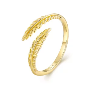 (imagen para) Anillo Pandora Style Leaves Open - BSR485-E