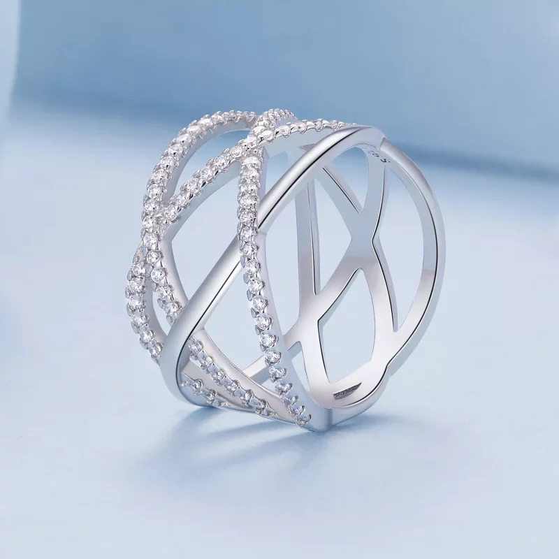 (imagen para) Anillo Samsara estilo Pandora Simple - BSR396 - Ver 2