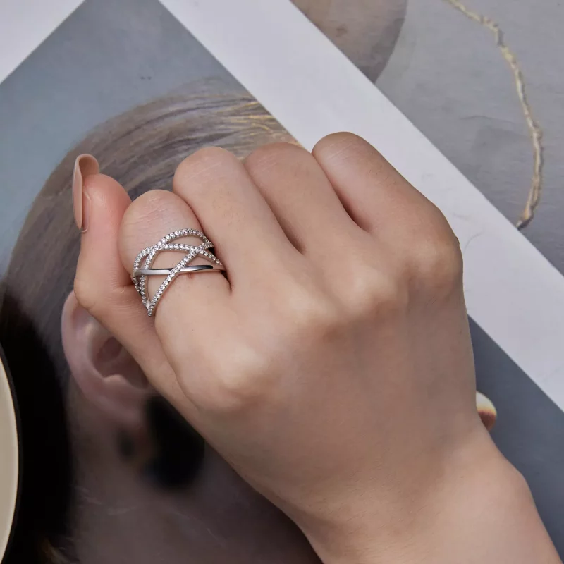 (imagen para) Anillo Samsara estilo Pandora Simple - BSR396 - Ver 6