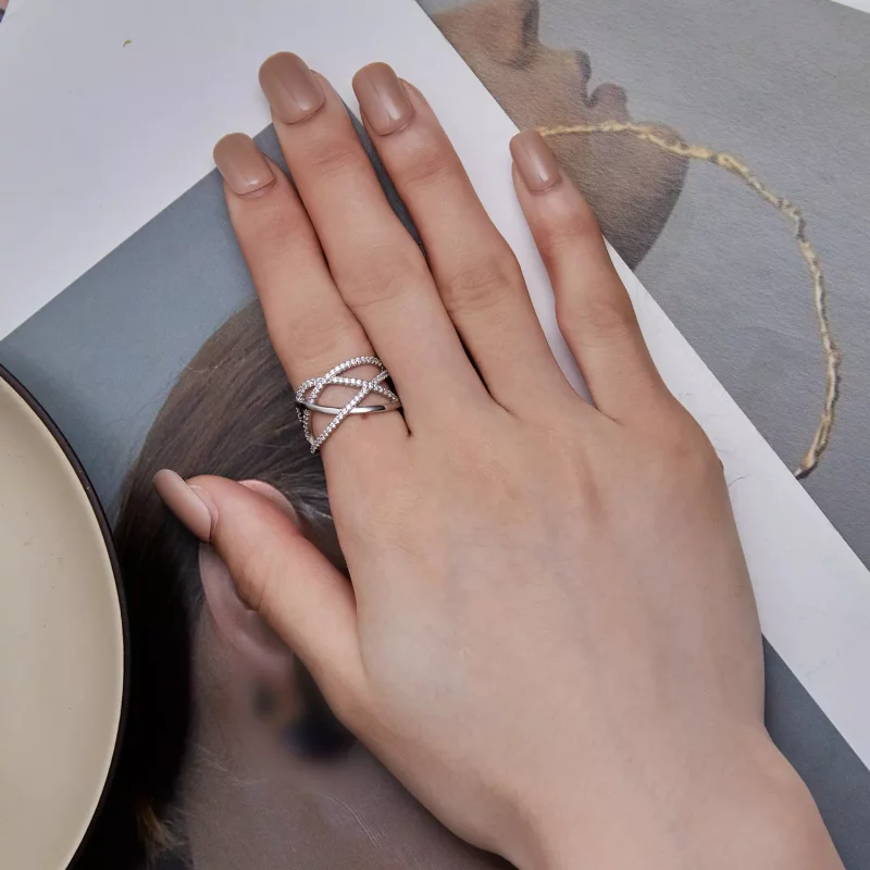 (imagen para) Anillo Samsara estilo Pandora Simple - BSR396 - Ver 7