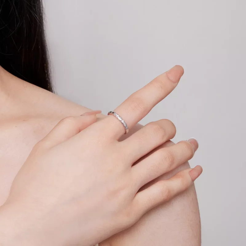 (imagen para) Anillo simple de estilo Pandora - BSR425 - Ver 5