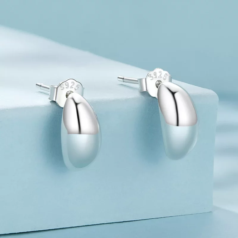(imagen para) Aretes de Estilo Pandora con Forma de Luna - SCE1632 - Ver 2