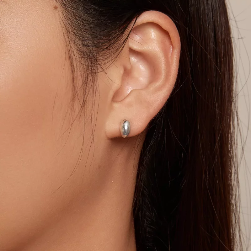 (imagen para) Aretes de Estilo Pandora con Forma de Luna - SCE1632 - Ver 5
