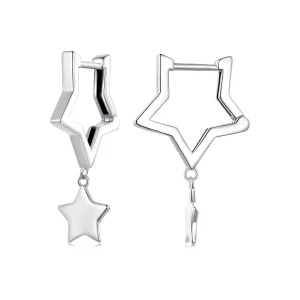 (imagen para) Aros de Estilo Pandora con Estrellas - SCE1621