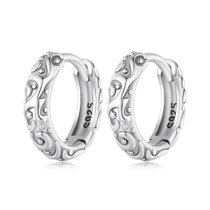 Aros de estilo Pandora con patrón retro - SCE1659 (imagen para) Aros de estilo Pandora con patrón retro - SCE1659