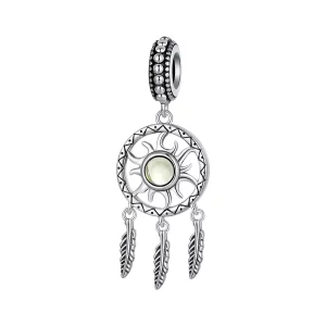 (imagen para) Atrapasueños colgante de estilo Pandora con diseño de sol - SCC2593