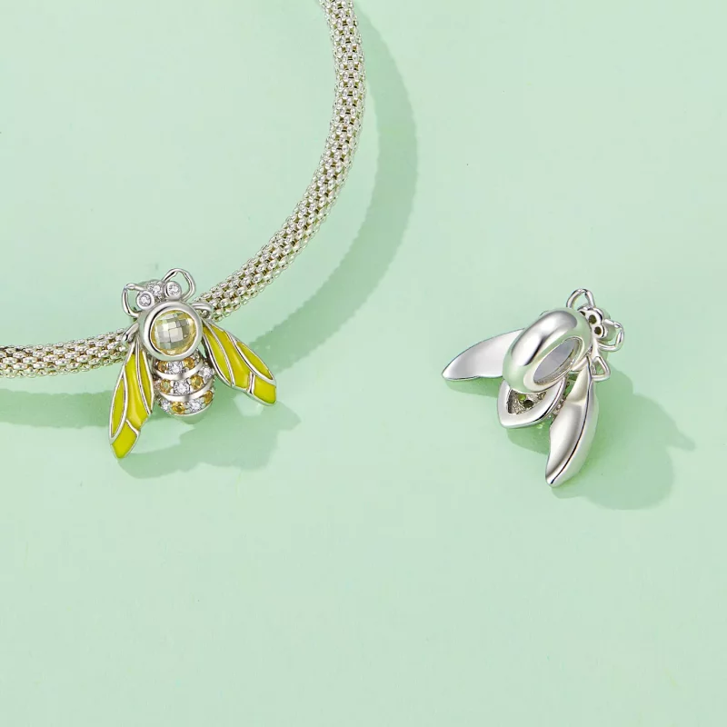 (imagen para) Charm de abeja al estilo Pandora - SCC2599 - Ver 4