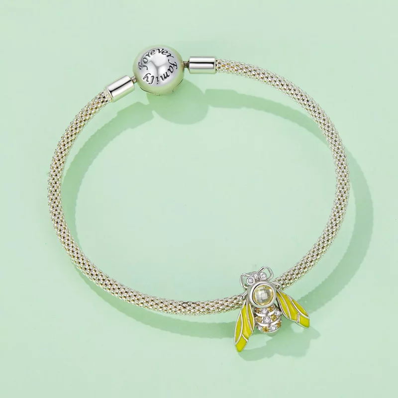 (imagen para) Charm de abeja al estilo Pandora - SCC2599 - Ver 5