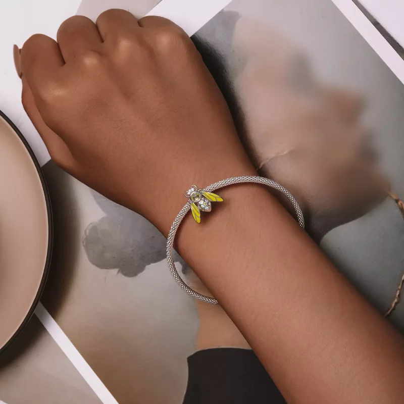 (imagen para) Charm de abeja al estilo Pandora - SCC2599 - Ver 6
