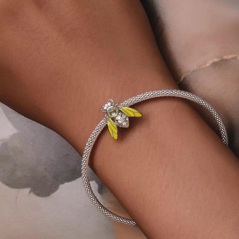 (imagen para) Charm de abeja al estilo Pandora - SCC2599 - Ver 7