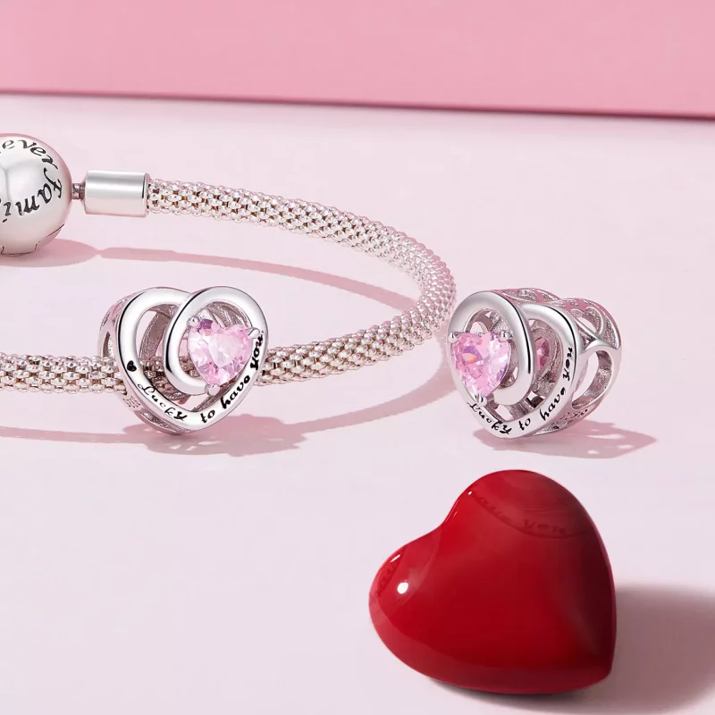 (imagen para) Charm de Agradecimiento con Estilo Pandora - BSC921 - Ver 4