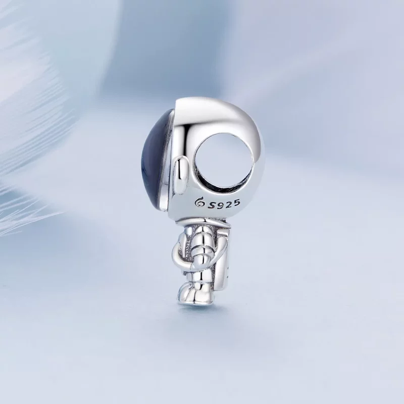 (imagen para) Charm de astronauta con sensor de calor estilo Pandora - BSC578-CF - Ver 4