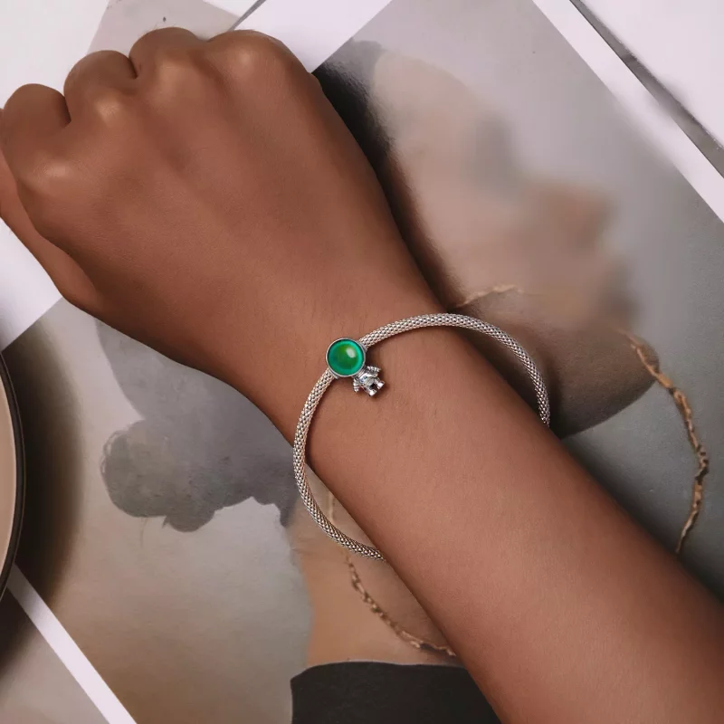 (imagen para) Charm de astronauta con sensor de calor estilo Pandora - BSC578-CF - Ver 8