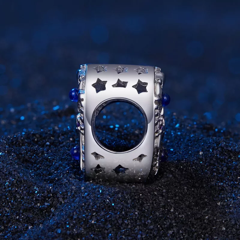 (imagen para) Charm de corazón de elfo del día y la noche en estilo Pandora - SCC2553 - Ver 3