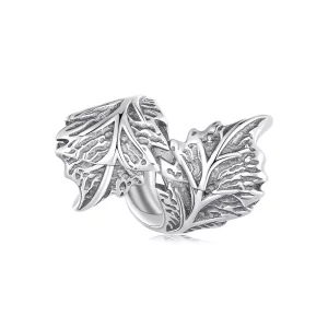 (imagen para) Charm de estilo Pandora con diseño de hoja - SCC2575