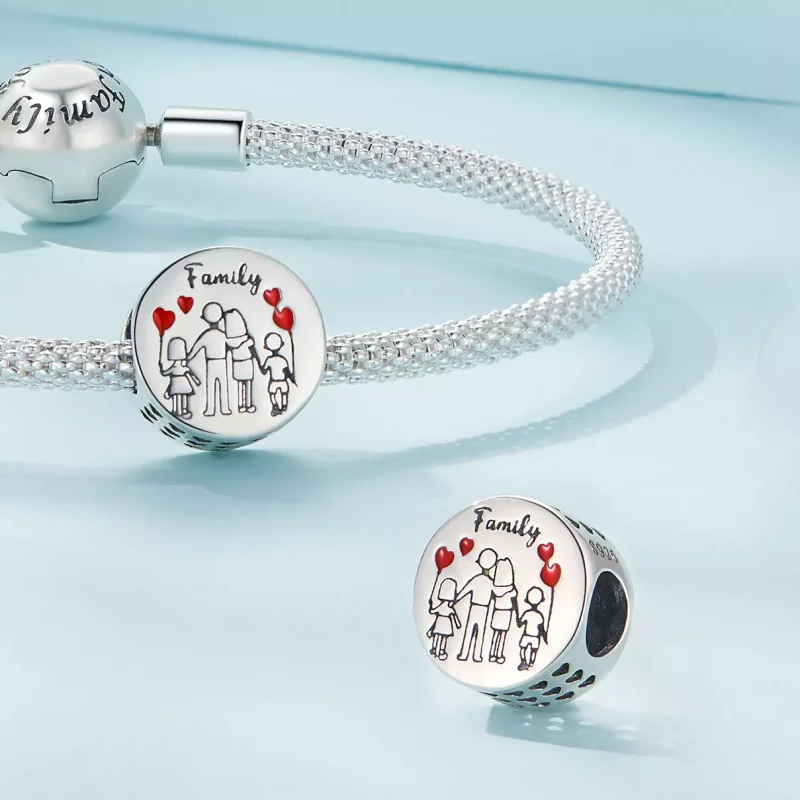 (imagen para) Charm de Estilo Pandora para la Familia - SCC2494 - Ver 4