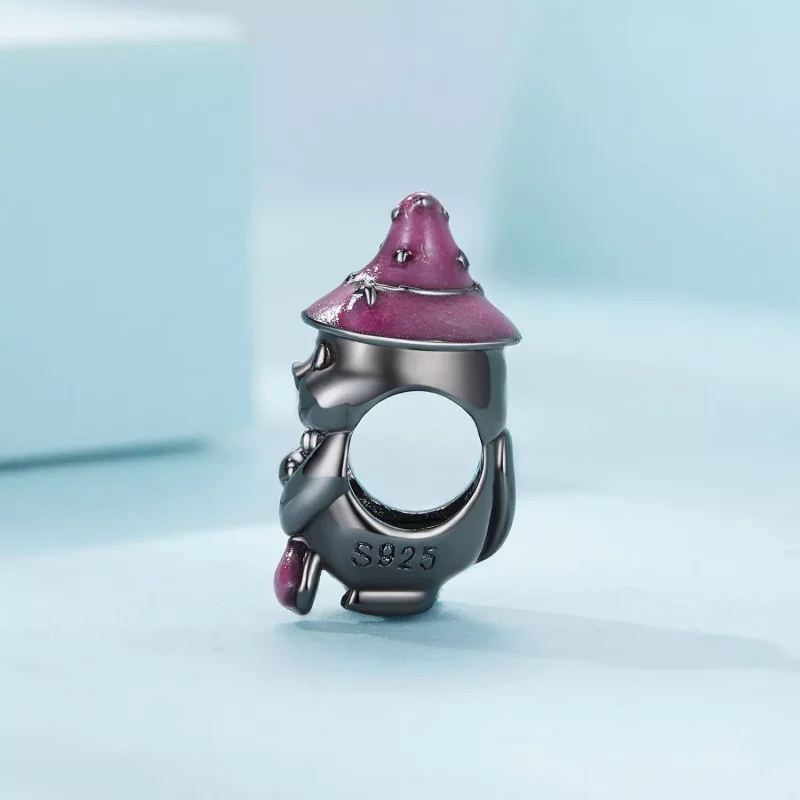 (imagen para) Charm de gato bruja estilo Pandora para Halloween - SCC2625 - Ver 3