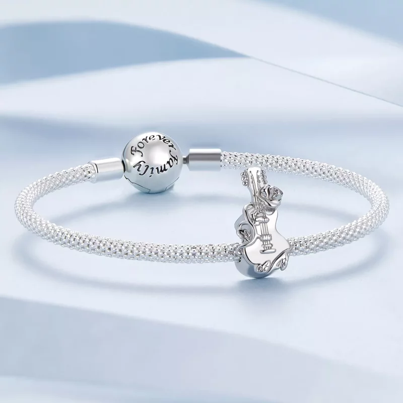 (imagen para) Charm de guitarra estilo Pandora - BSC813 - Ver 5
