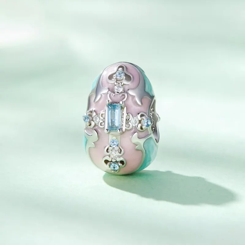 (imagen para) Charm de huevo de Pascua al estilo de Pandora - BSC781 - Ver 2