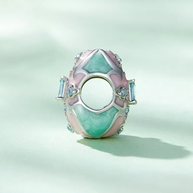 (imagen para) Charm de huevo de Pascua al estilo de Pandora - BSC781 - Ver 3