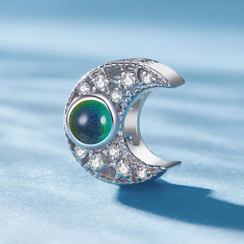 (imagen para) Charm de Luna Thermosmell estilo Pandora - BSC902 - Ver 3