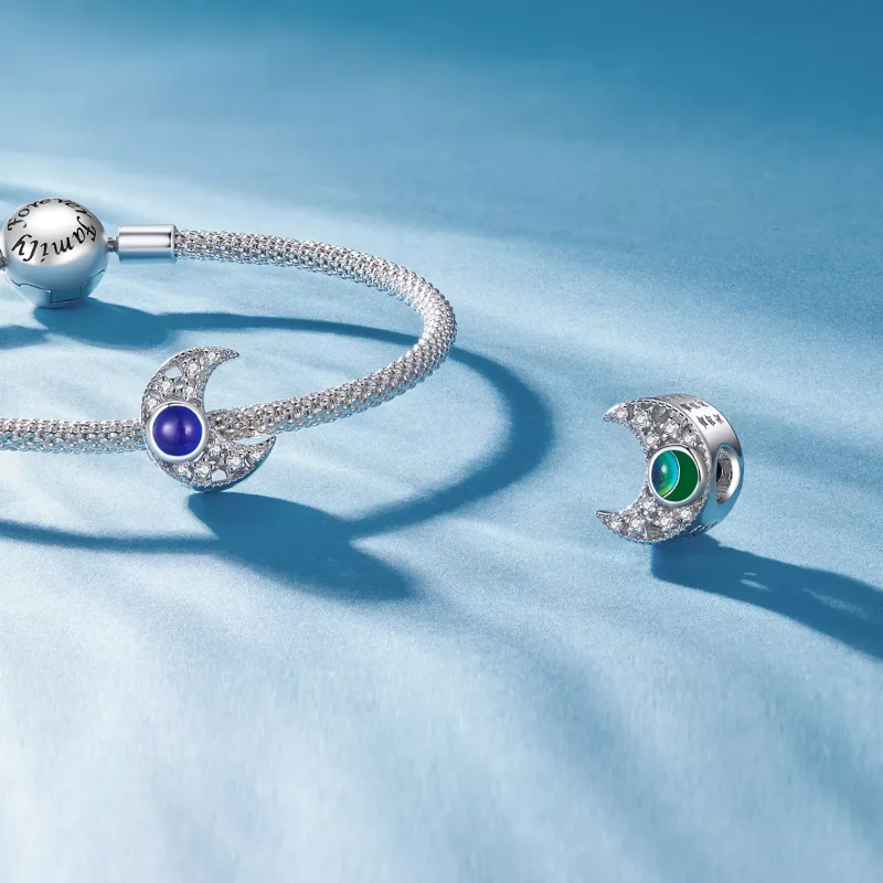 (imagen para) Charm de Luna Thermosmell estilo Pandora - BSC902 - Ver 5