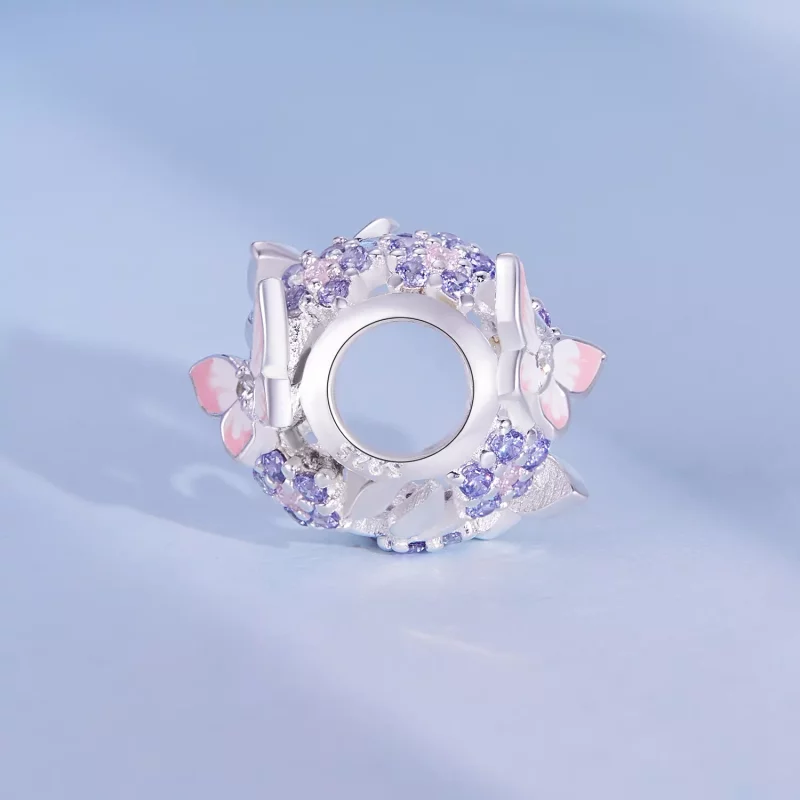 (imagen para) Charm de Mariposa con Circonita de Estilo Pandora - SCC2463 - Ver 3