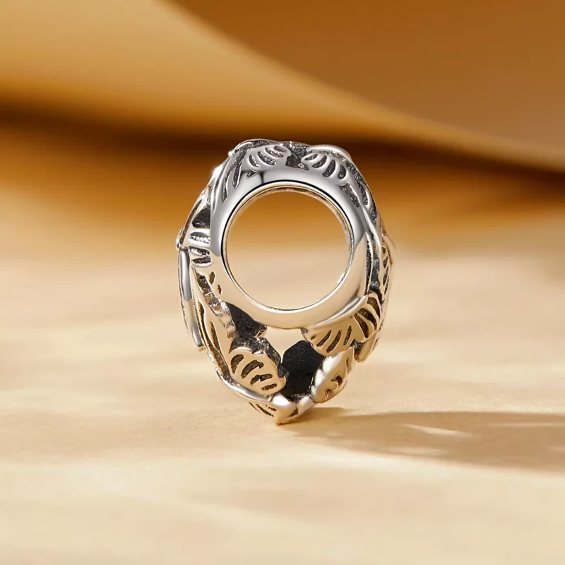 (imagen para) Charm de Mariposa en Forma de Corazón al Estilo Pandora - SCC2576 - Ver 3