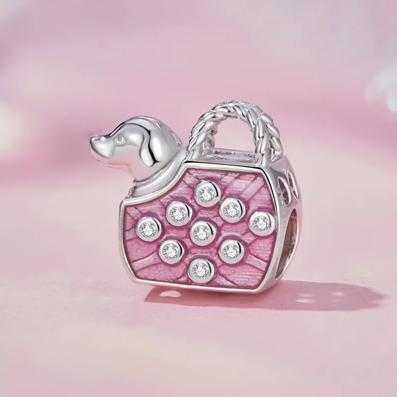 (imagen para) Charm de perro estilo Pandora - SCC2473 - Ver 2