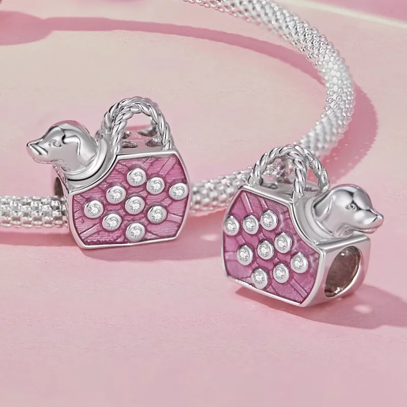 (imagen para) Charm de perro estilo Pandora - SCC2473 - Ver 3