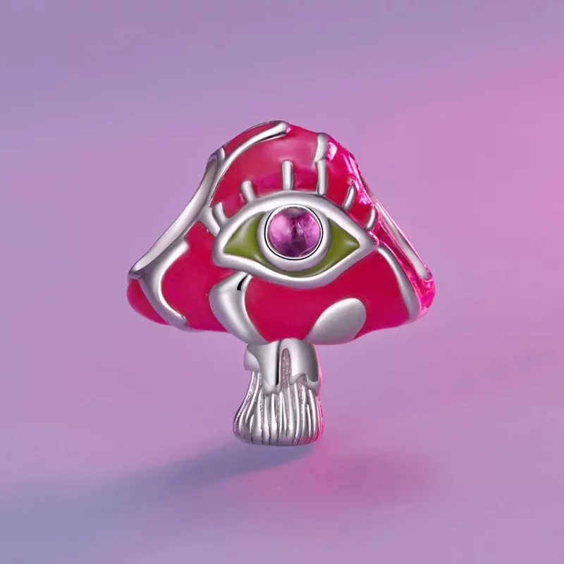 (imagen para) Charm de Setas Alucinógenas de Estilo Pandora - SCC2532 - Ver 2