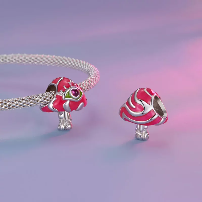 (imagen para) Charm de Setas Alucinógenas de Estilo Pandora - SCC2532 - Ver 5