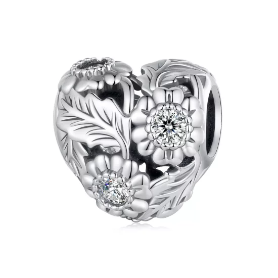 (imagen para) Charm estilo Pandora con diseño de vid vintage - SCC2610