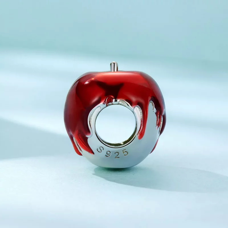 (imagen para) Charm estilo Pandora con forma de manzana - SCC2644 - Ver 3