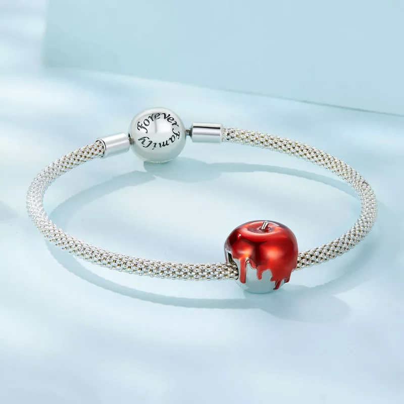 (imagen para) Charm estilo Pandora con forma de manzana - SCC2644 - Ver 5