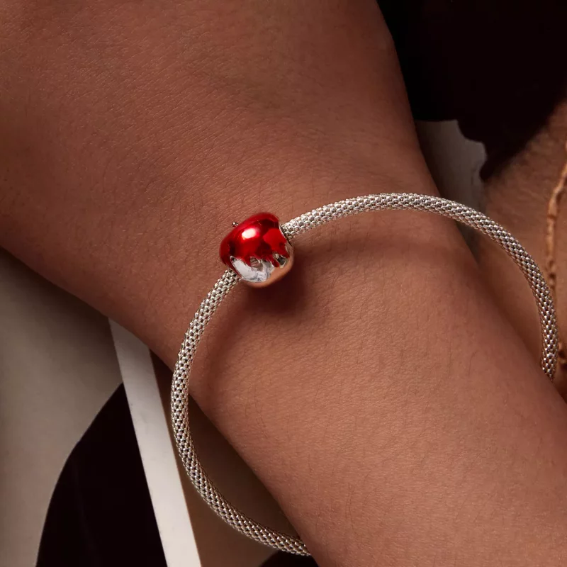 (imagen para) Charm estilo Pandora con forma de manzana - SCC2644 - Ver 7