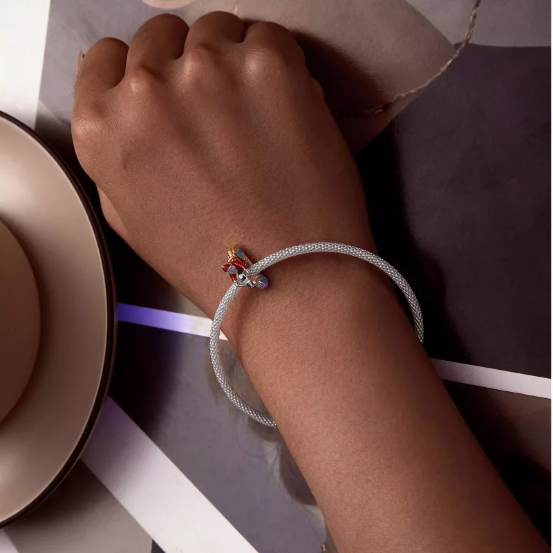 (imagen para) Charm estilo Pandora con Santa Claus luminoso está aquí - SCC2645 - Ver 7